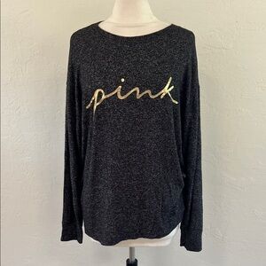 Victoria’s Secret Pink pajama long sleeve top